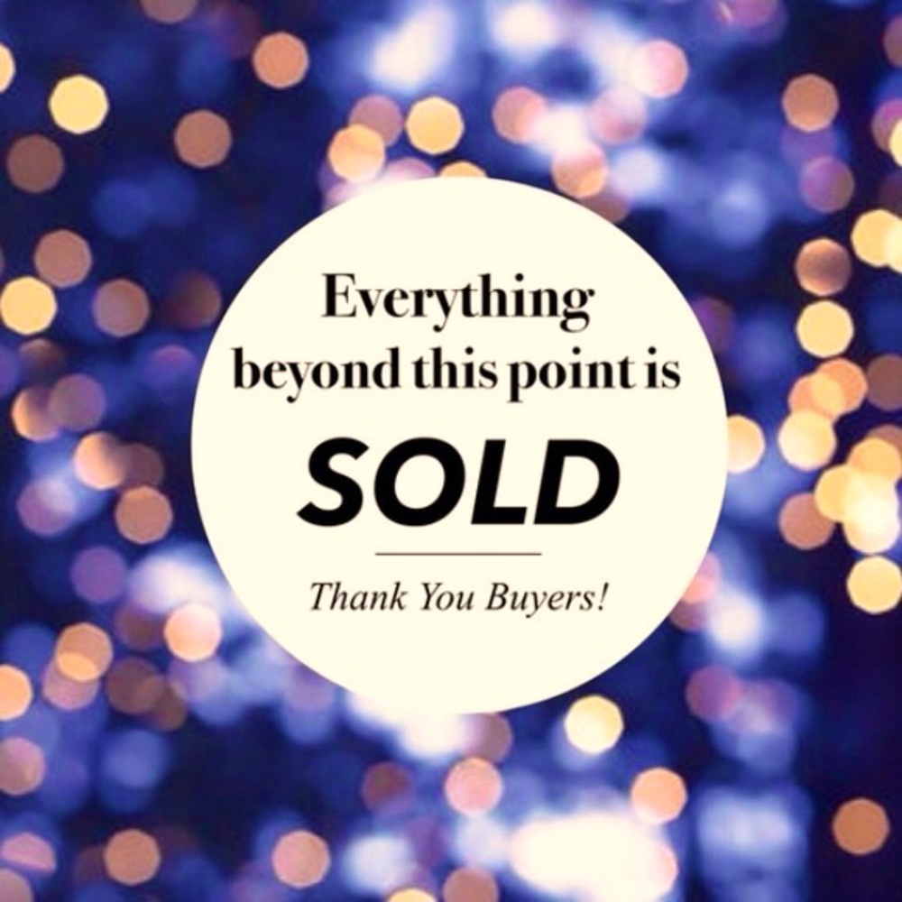 ♥️ ALL ITEMS BELOW ARE SOLD ♥️